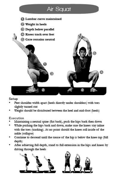 Perfect air squat online