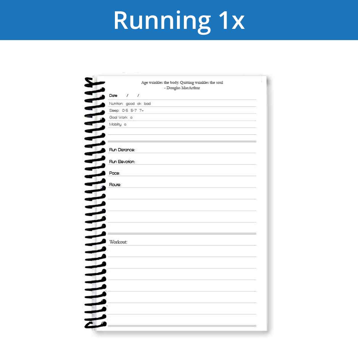 Running Goals Chart