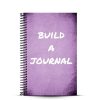 lavender journal cover with build a journal written on it