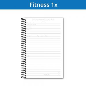 fitness journal 1 entry per page