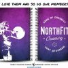 CrossFit Fort Atkinson's purple and pink Custom wholesale wod journal