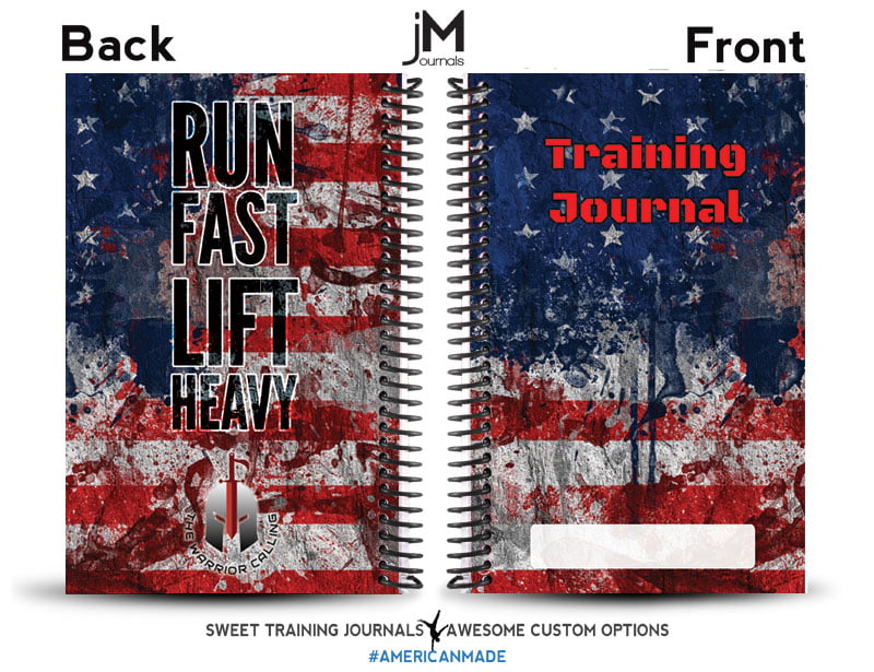Josiah's red white and blue SEALS Ready training journal